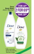 Dove Body Wash Assorted-For 2 x 250ml