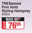 TREsemme Firm Hold Styling Hairspray-400ml