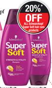 Schwarzkopf Super Soft Shampoo Assorted-400ml