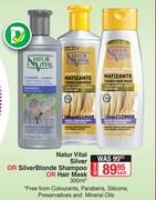Natur Vital Silver Or Silver Blonde Shampoo Or Hair Mask-300ml Each