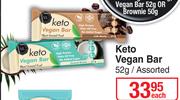 Keto Vegan Bar Assorted-52g Each