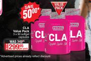 Primal CLA Value Pack-3x90 Softgel Capsules Per Pack