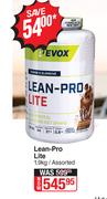 Evox Lean Pro Lite Assorted-1.9Kg