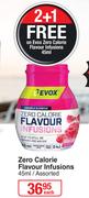 Evox Zero Calorie Flavour Infusions Assorted-45ml Each