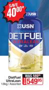 USN Diet Fuel Ultra Lean Assorted-1.8Kg