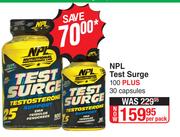 NPL Test Surge 100 Plus 30 Capsules-Per Pack