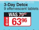 Tony Ferguson 3 Day Detox 9 Effervescent Tablets