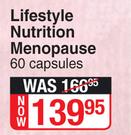 Lifestyle Nutrition Menopause 60 Capsules