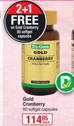Dis-Chem Gold Cranberry 60 Softgel Capsules-Each