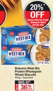 Bokomo Weet Bix Protein Wholegrain Wheat Biscuits Assorted-450g Each