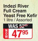 Indezi River Full Cream Yeast Free Kefir Assorted-1L