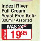 Indezi River Full Cream Yeast Free Kefir Assorted-300ml