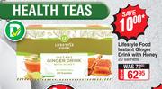 Lifestyle Food Instant Ginger Drink With Honey 20 Scahets