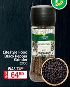 Lifestyle Food Black Pepper Grinder-200g