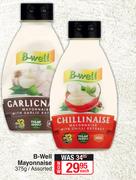 B-Well Mayonnaise Assorted-375g Each