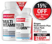 Biogen Multivitamin Plus Value Pack-60+30  Tablets Per Pack