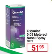 Oxymist 0.05 Metered Nasal Spray-10ml