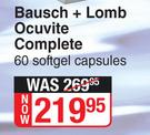 Bausch + Lomb Ocuvite Complete-60 Softgel Capsules