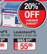 Leukoband S-50mm x 4.5m Roll