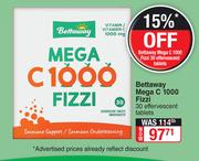 Bettaway Mega C 1000 Fizzi-30 Effervescent Tablets