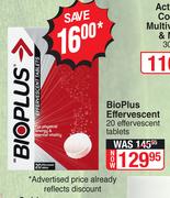 Bio Plus Effervescent-20 Effervescent Tablets