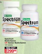 Spectrum Multivitamin Or Senior Multivitamin-120 Tablets  