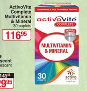 Activo Vite Complete Multivitamin & Mineral-30 Caplets