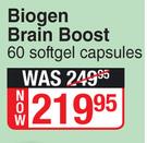Biogen Brain Boost-60 Softgel Capsules