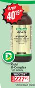 Gold B-Complex-180 Tablets