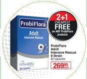 ProbiFlora Adult Intensive Rescue 9 Strain-60 Capsules Each