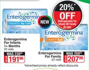 Enterogermina For Infants 1+ Month-20 Vials