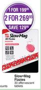 Slow Mag Fizzies-For 1 x 30 Effervescent Tablets 