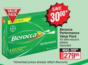 Berocca Performance Value Pack Assorted-45 Effervescent Tablets