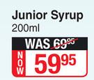 Zinium Junior Syrup-200ml
