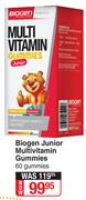 Biogen Junior Multivitamin Gummies-60 Gummies