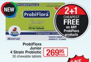 ProbiFlora Junior 4 Strain Probiotic-30 Chewable Tablets Each