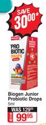 Biogen Junior Probiotic Drops-5ml