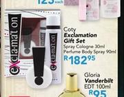 Coty Exclamation Gift Set