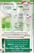 Simple Refreshing Facial Wash Gel/Exfoliating Facial Wipes/Moisturing Facial Wash-Each