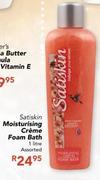 Satiskin Moisturising Creme Foam Bath Assorted-1 Litre