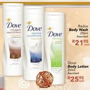 Dove Body Lotion Assorted-250ml Each