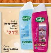 Radox Body Wash Assorted-250ml Each