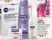 Nivea Ladies Gift Set Pearl & Beauty Roll On-50ml