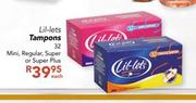 Lil lets Tampons-Each