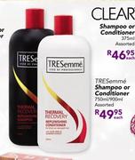 Tresemme Shampoo Or Conditioner-750ml/900ml Each