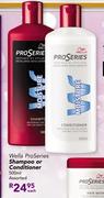 Wella Proseries Shampoo Or Conditioner-500ml Each