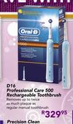 Oral-B D16 Professional Care-500 Rechargeable Toothbrush