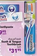 Aquafresh Tooth & Tongue Toothbrush