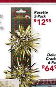 Christmas Rosette 2 Pack