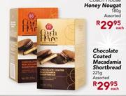 Chocolate Coated Macadamia Shortbread-225g Each